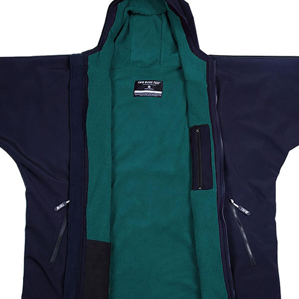 Two Bare Feet Kids Weatherproof Packable Changing Robe & Travel Bag - Marine Blue / Sea Green Extra Image 2